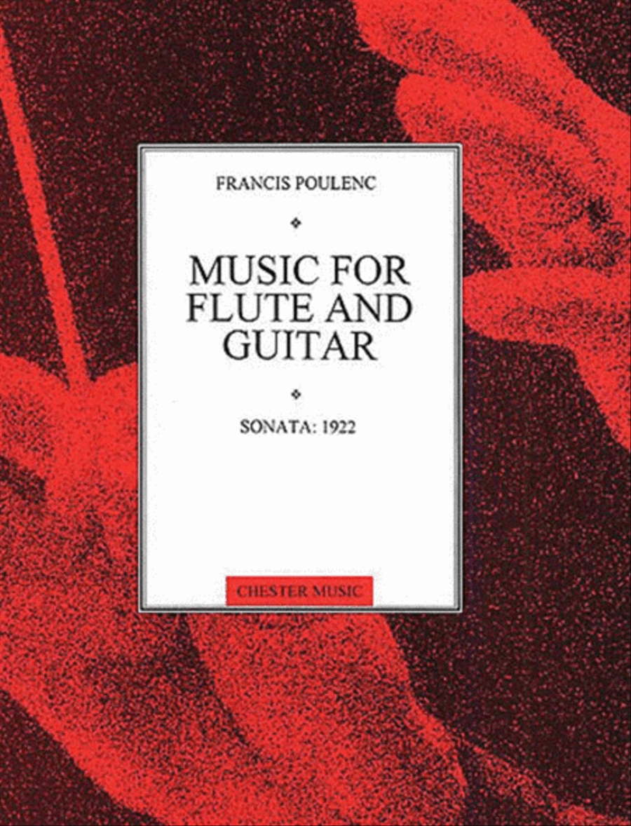 Poulenc Sonata 1922 Flute & Guitar scores gallery preview page 1