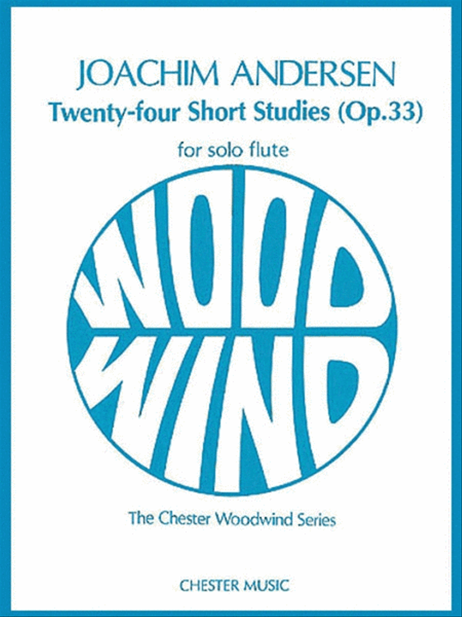 Andersen 24 Short Studies Op 33 Flute scores gallery preview page 1