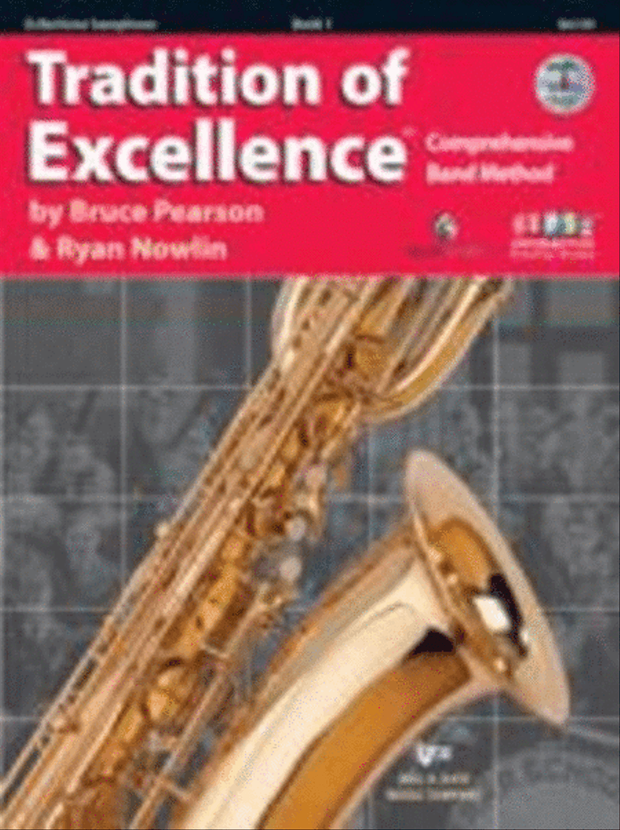 Tradition Of Excellence Book 1 Bari Sax Book/Dvd Baritone Saxophone scores gallery preview page 1