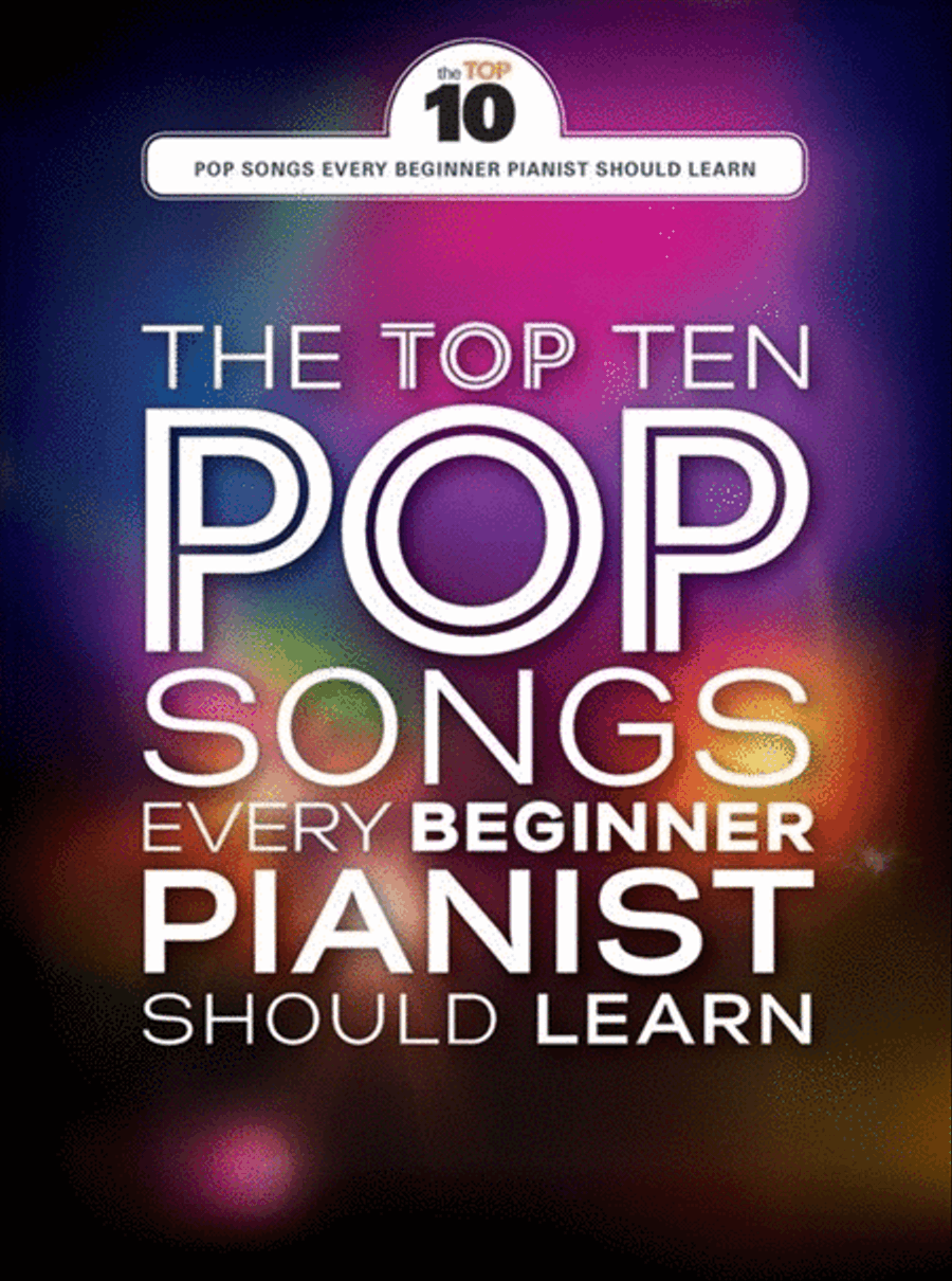 Top 10 Pop Songs For Beginners Piano Solo scores gallery preview page 1