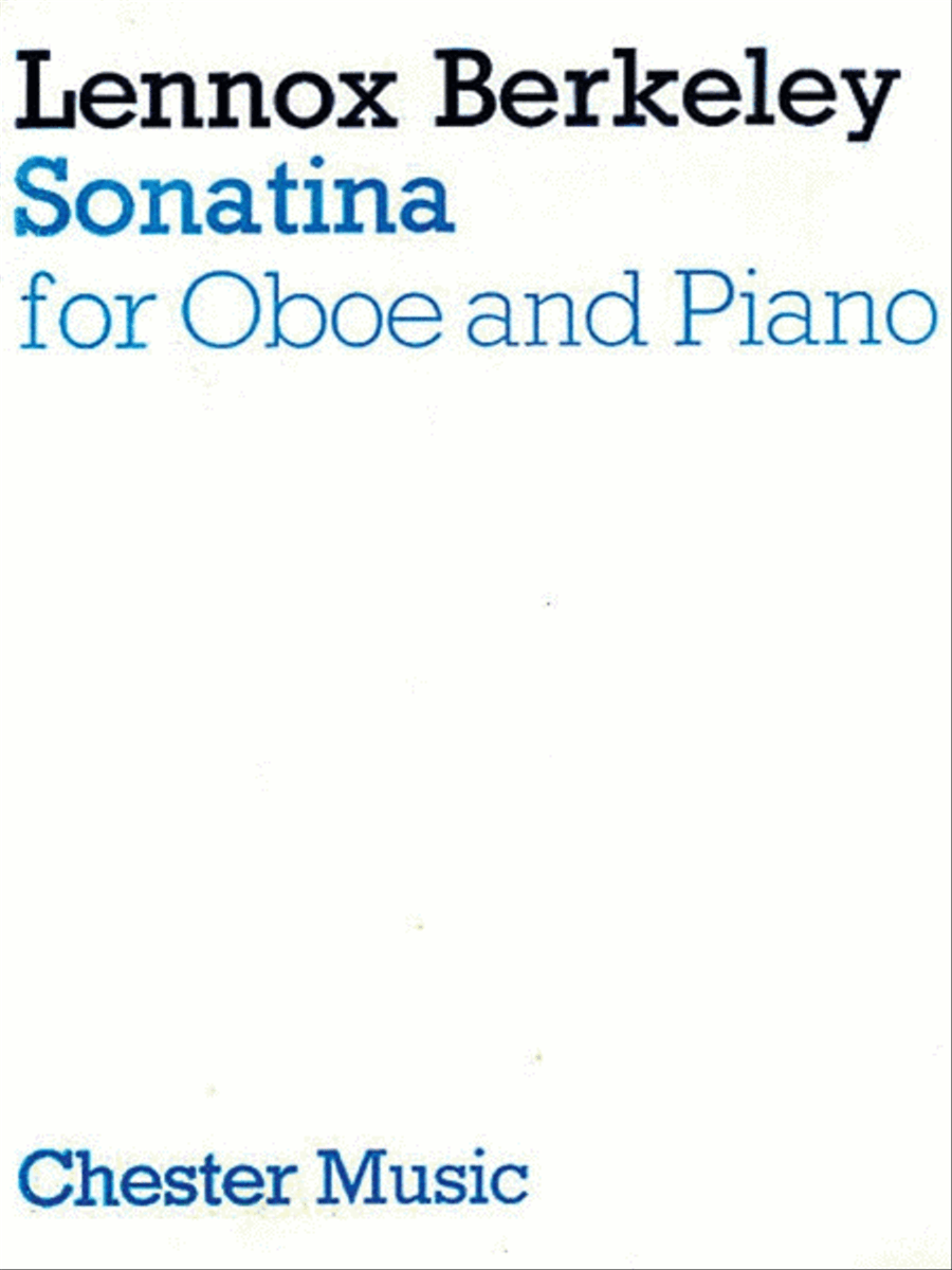 Berkeley - Sonatina For Oboe/Piano scores gallery preview page 1