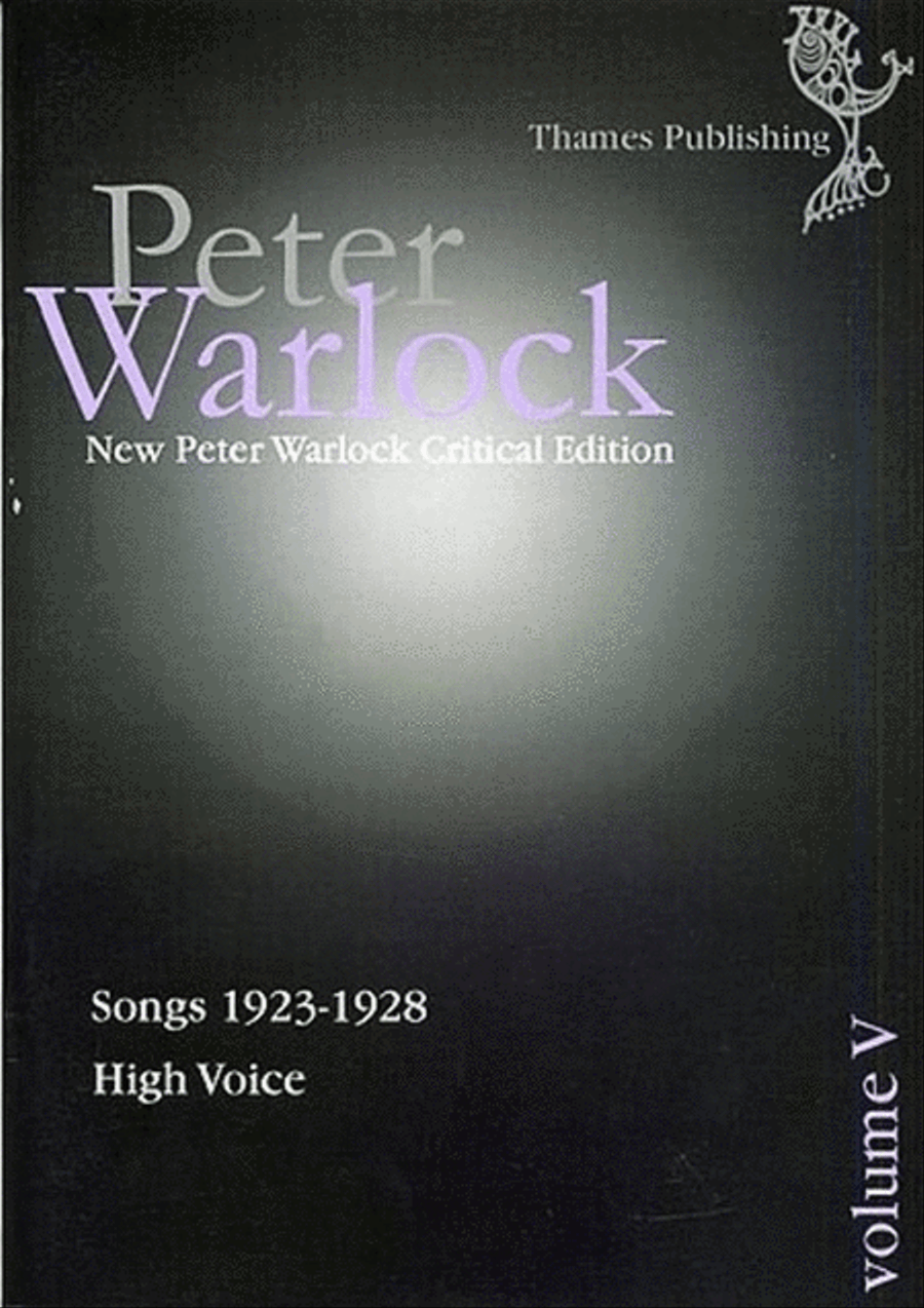 New Peter Warlock Critical Edition Vol 5 High High Voice scores gallery preview page 1