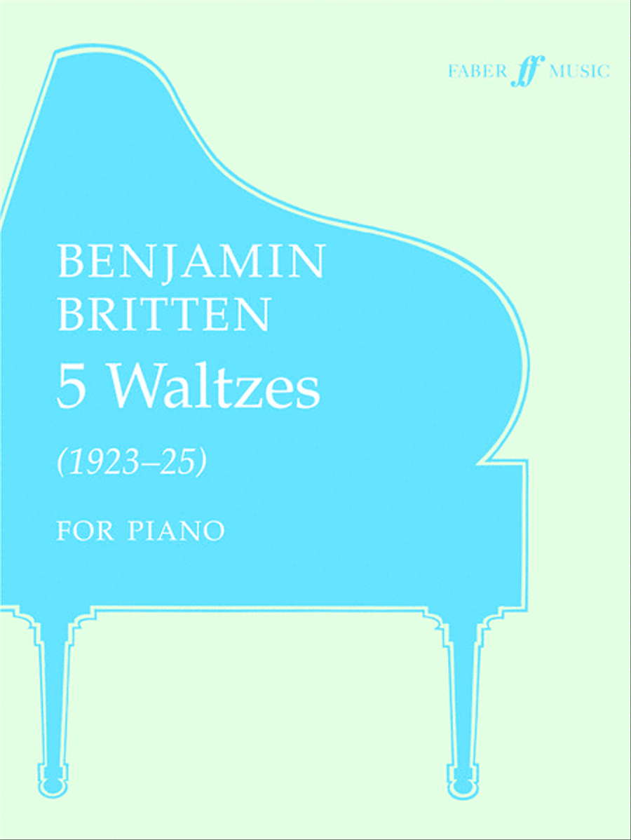 Britten - Five Waltzes Piano scores gallery preview page 1