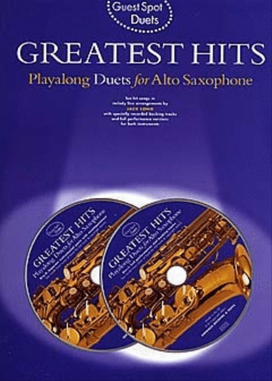 Guest Spot Greatest Hits Duets Alto Sax Book/CD Alto Saxophone scores gallery preview page 1