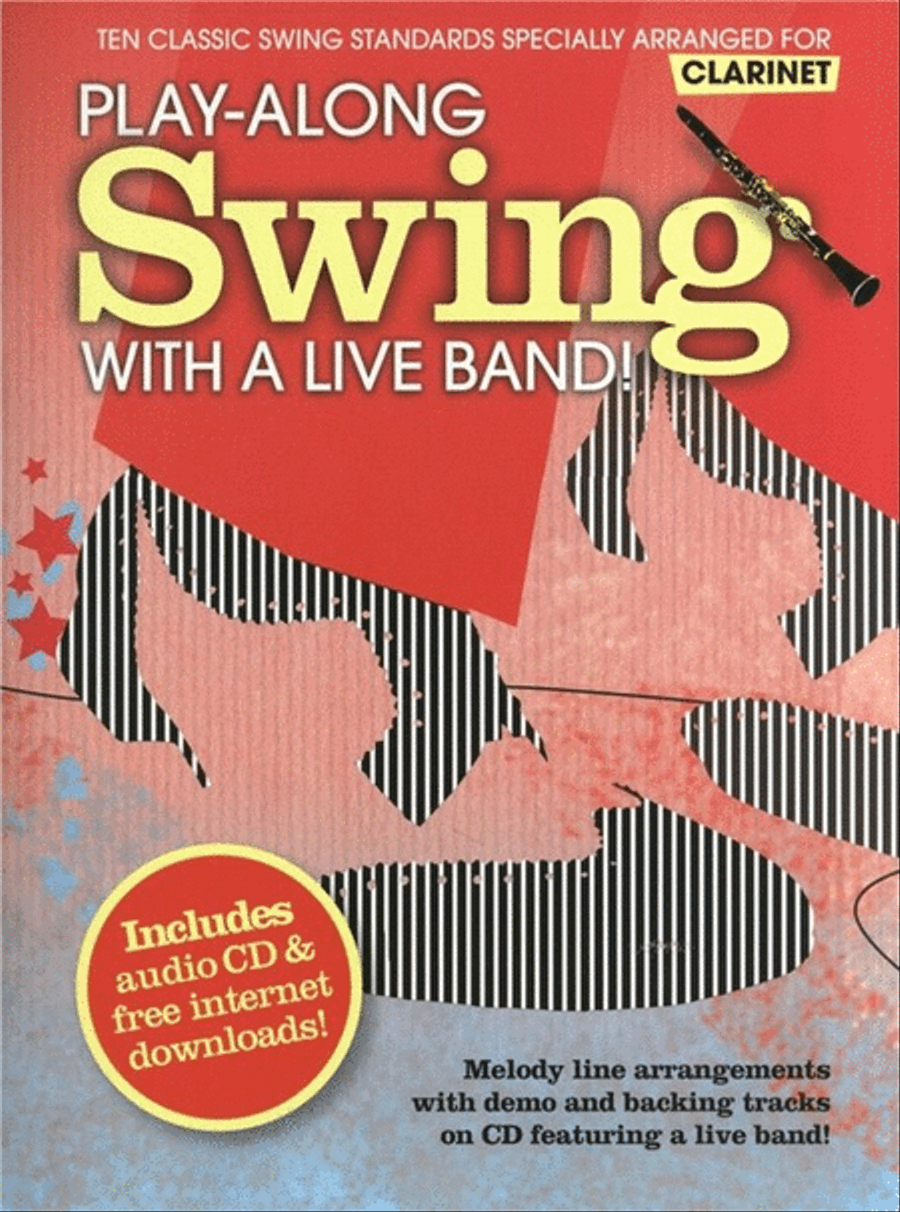 Play-Along Swing With A Live Band Clarinet Book/CD Clarinet scores gallery preview page 1