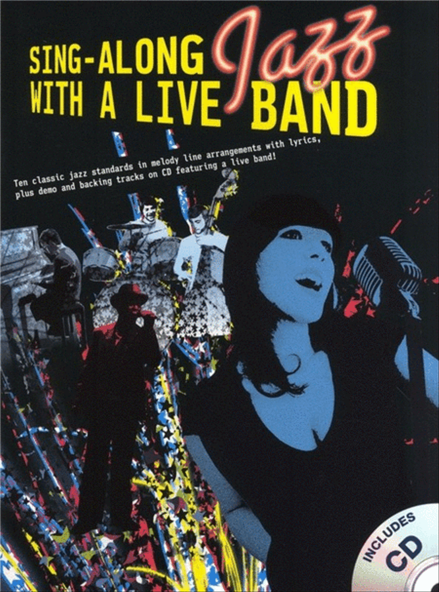 Sing Along Jazz With A Live Band Book/CD Voice scores gallery preview page 1