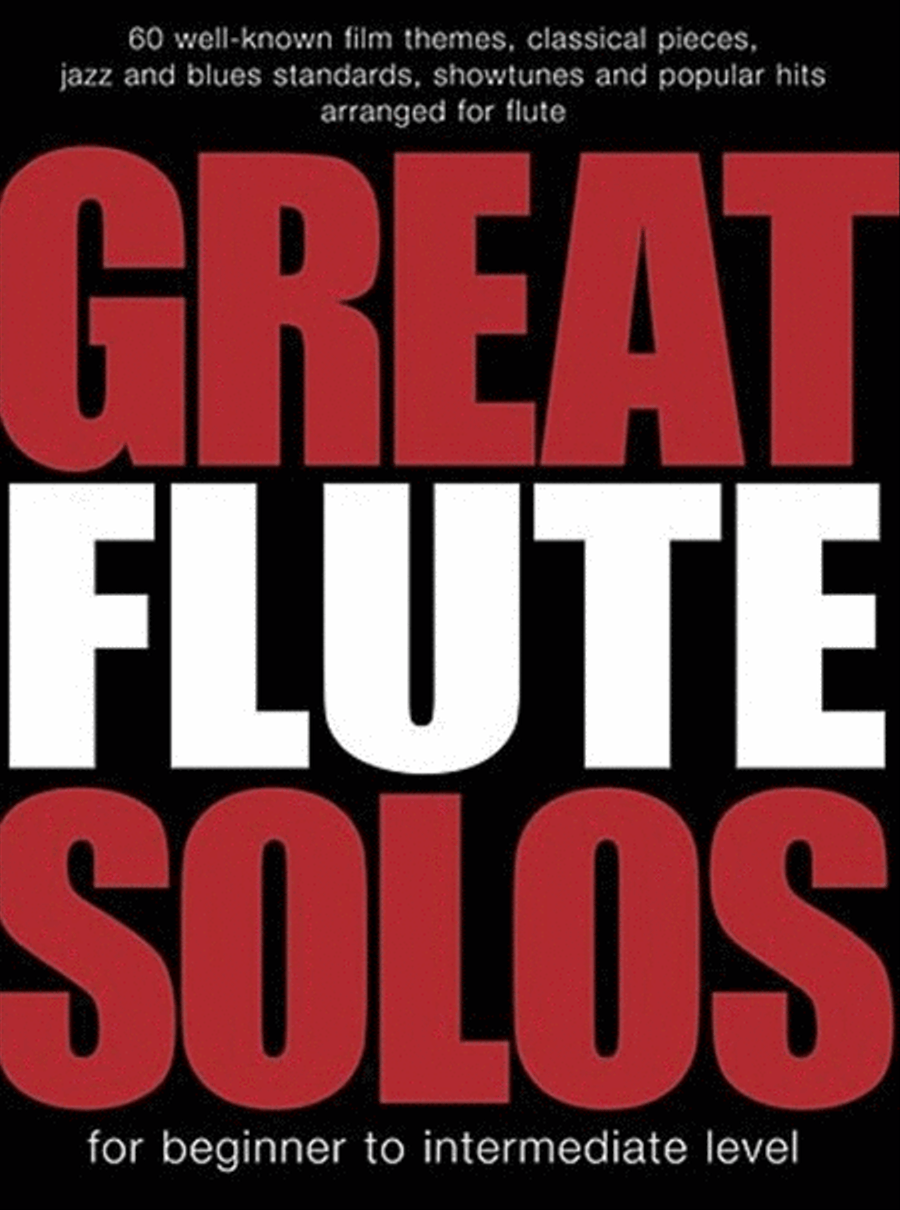 Great Flute Solos Flute Solo scores gallery preview page 1