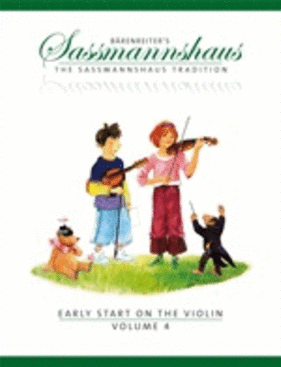 Early Start On The Violin Book 4 Violin scores gallery preview page 1