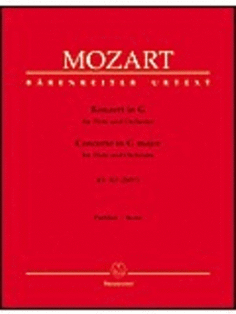 Bach - Concerto No 1 G Major K 313 Flute/Piano Urtext Flute Solo scores gallery preview page 1