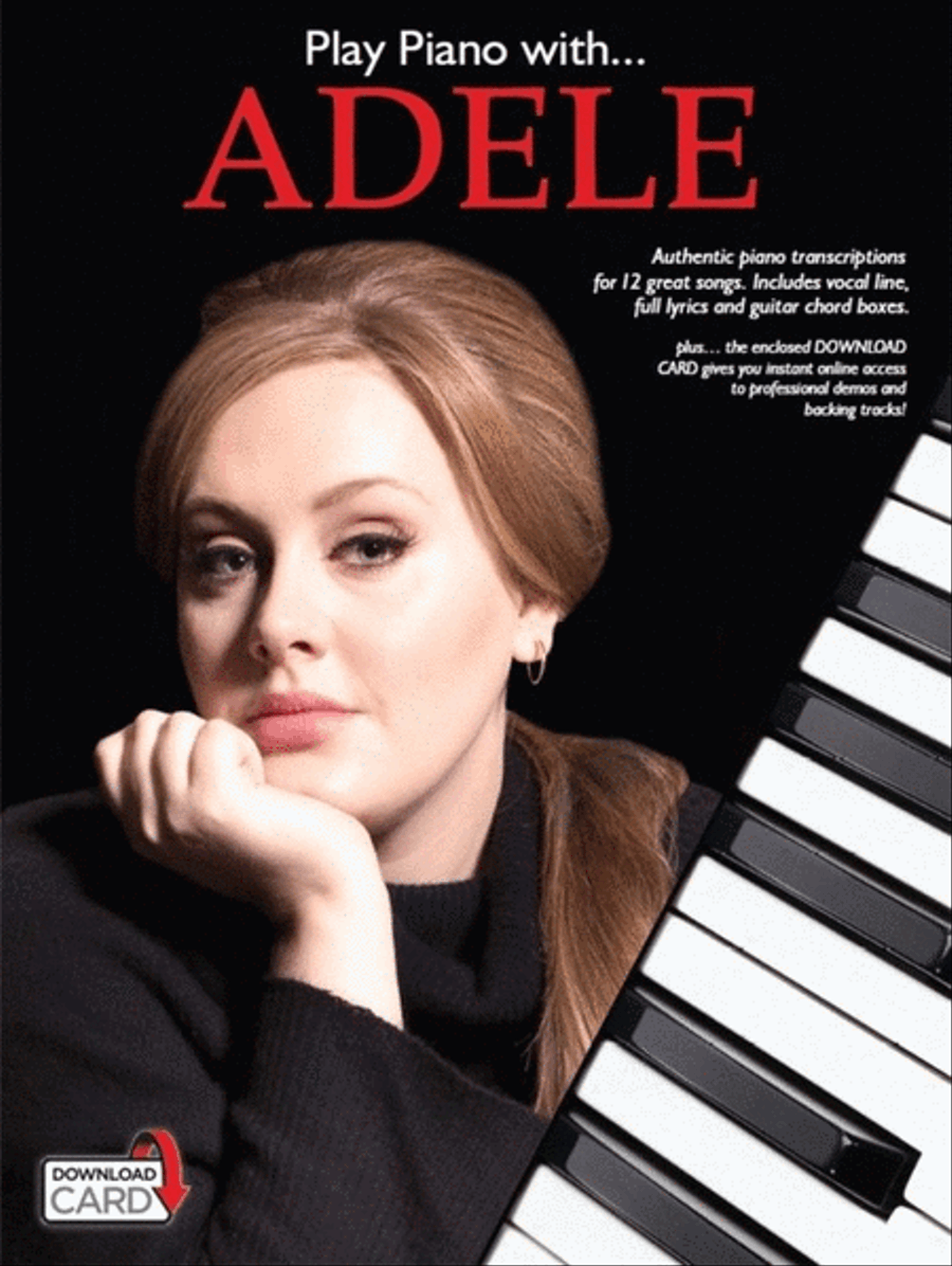 Play Piano With Adele Book/Online Audio Voice scores gallery preview page 1