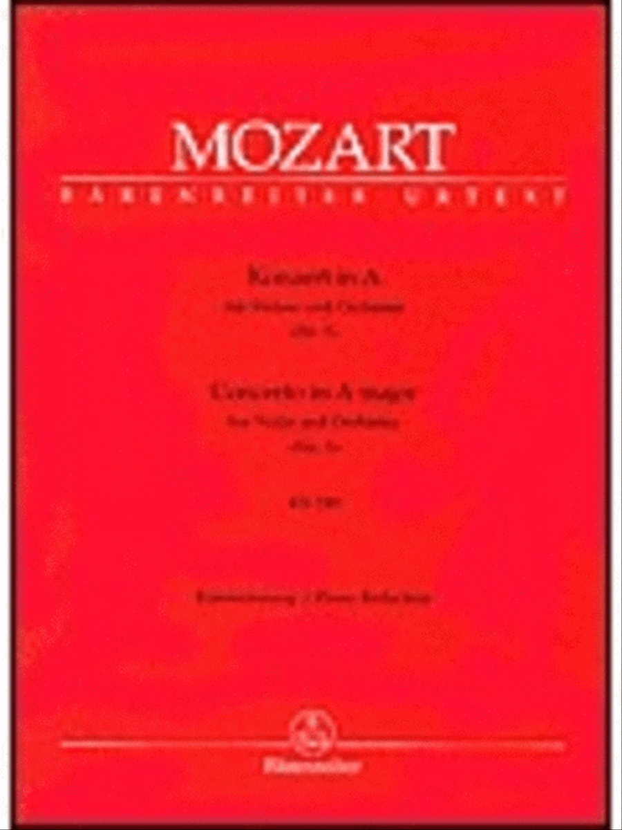 Mozart - Concerto No 5 A K 219 Violin/Piano Ed Hess Violin Solo scores gallery preview page 1