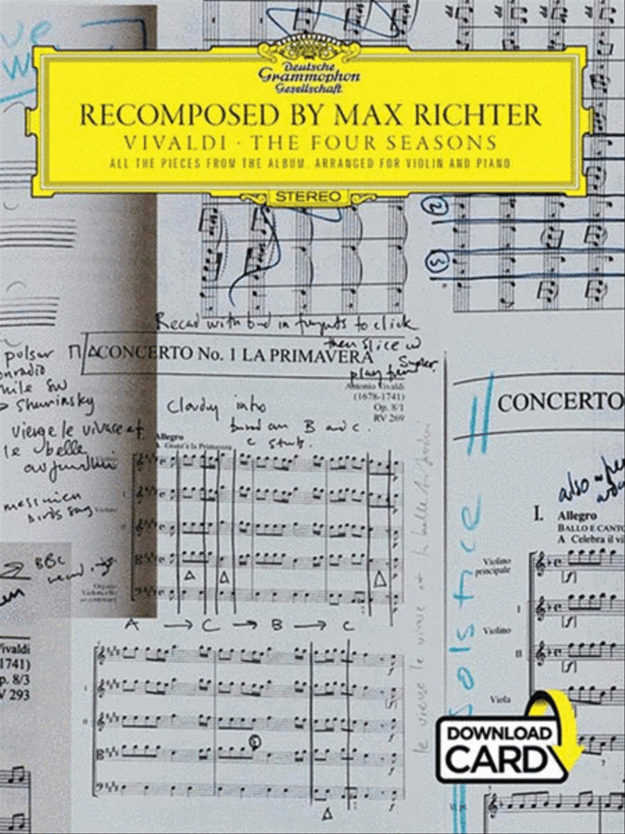 Recomposed By Max Richter Four Seasons Vln/Piano scores gallery preview page 1