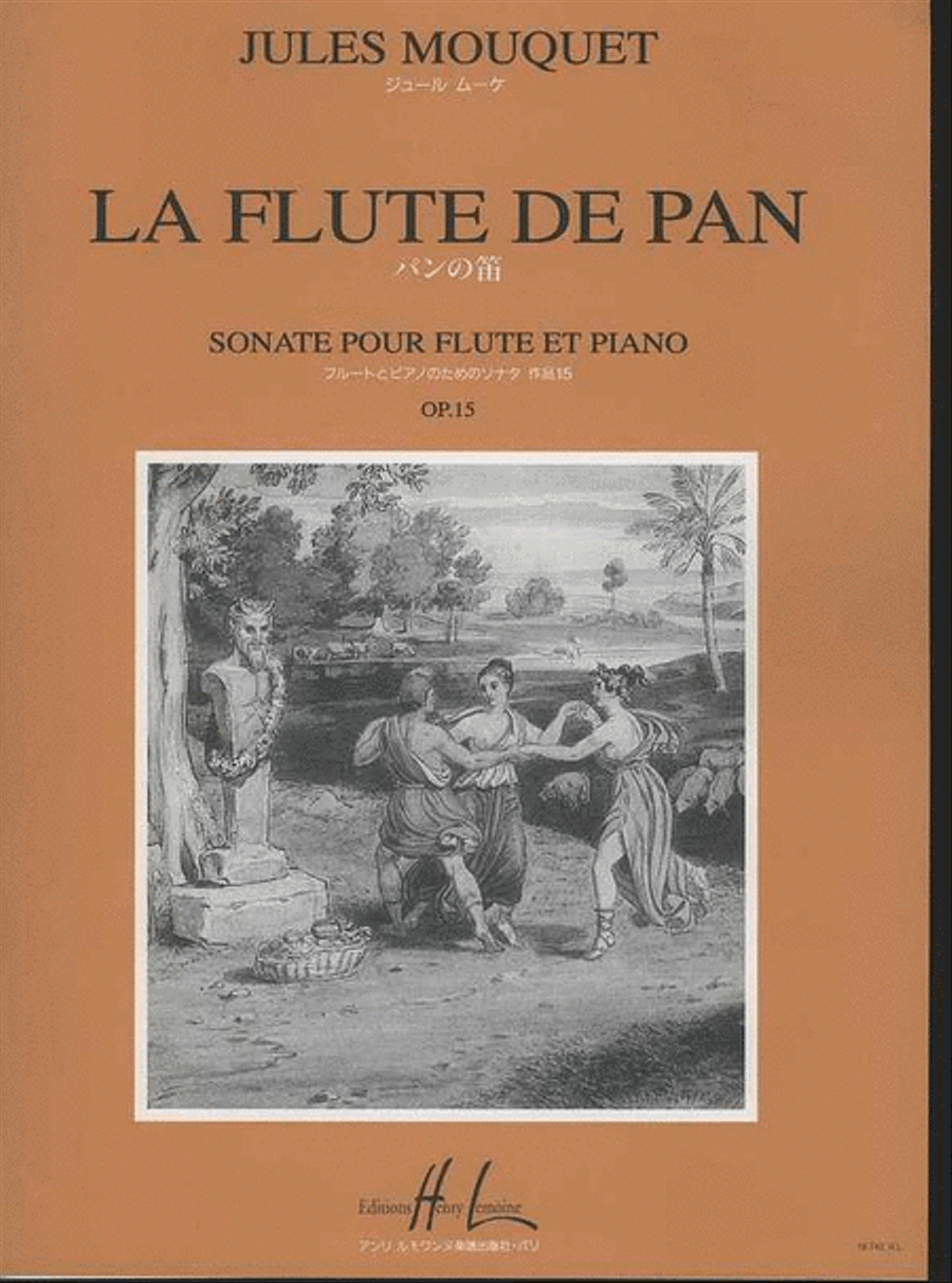 Mouquet - Sonata Op 15 La Flute De Pan Flute/Pinno scores gallery preview page 1