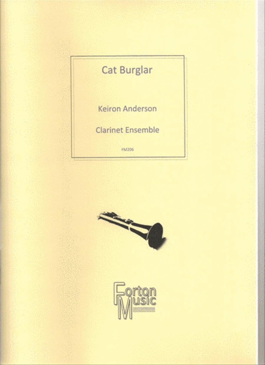 Cat Burglar Clarinet Ensemble scores gallery preview page 1