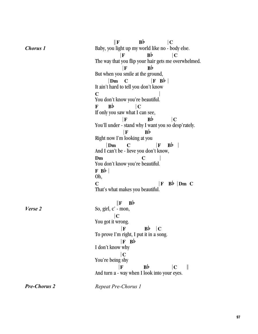 What Makes You Beautiful What Makes You Beautiful Ukulele scores gallery preview page 2