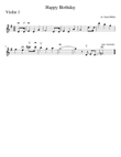 Happy Birthday for flexible string ensemble