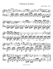 Fantasy in G minor