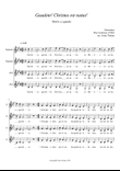 Gaudete! Christus est natus for SSAA a cappella