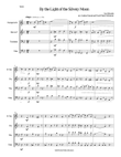 By the light of the silvery moon for brass quartet