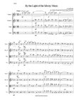 By the light of the silvery moon for string quartet