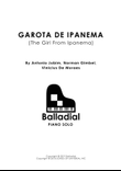 The Girl From Ipanema (garôta De Ipanema)