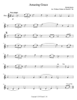 Amazing Grace for oboe and piano