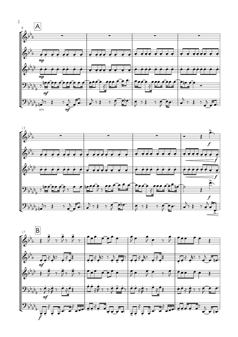 This Love This Love Brass Ensemble scores gallery preview page 2