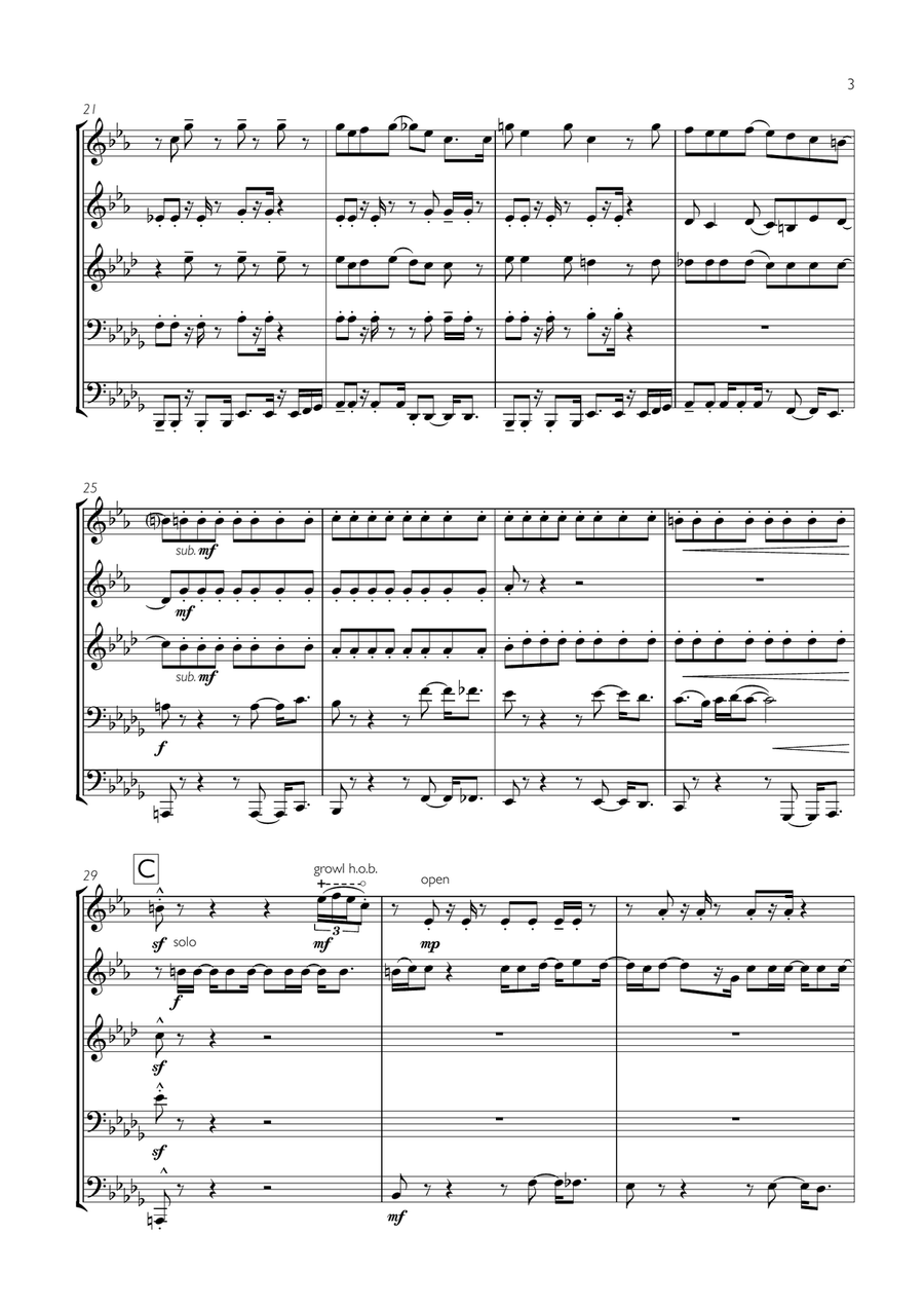 This Love This Love Brass Ensemble scores gallery preview page 3