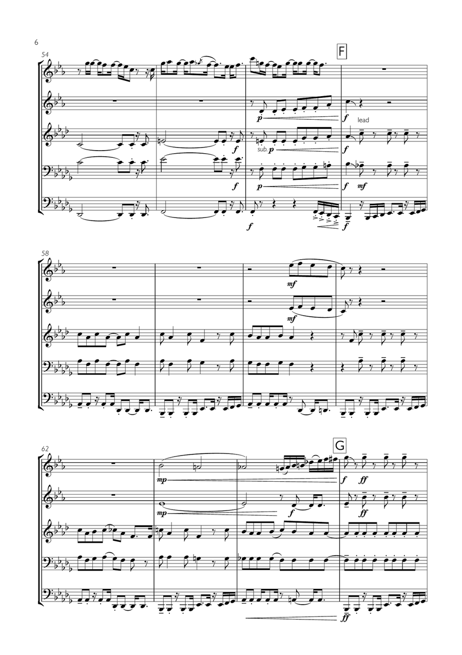 This Love This Love Brass Ensemble scores gallery preview page 6