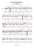 Tarantella Napoletana. Mandolin sheet music and tablature