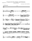 Concerto For Two Guitars and Orchestra 