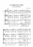 O Christmas Tree (O Tannenbaum) for SATB Choir mini preview
