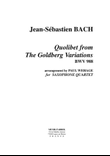 Quodlibet from the Goldberg Variations