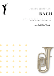 Little Fugue in G minor arranged for Tuba Quartet