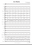 Ave Maria (G. Caccini) for solo voice and concert band