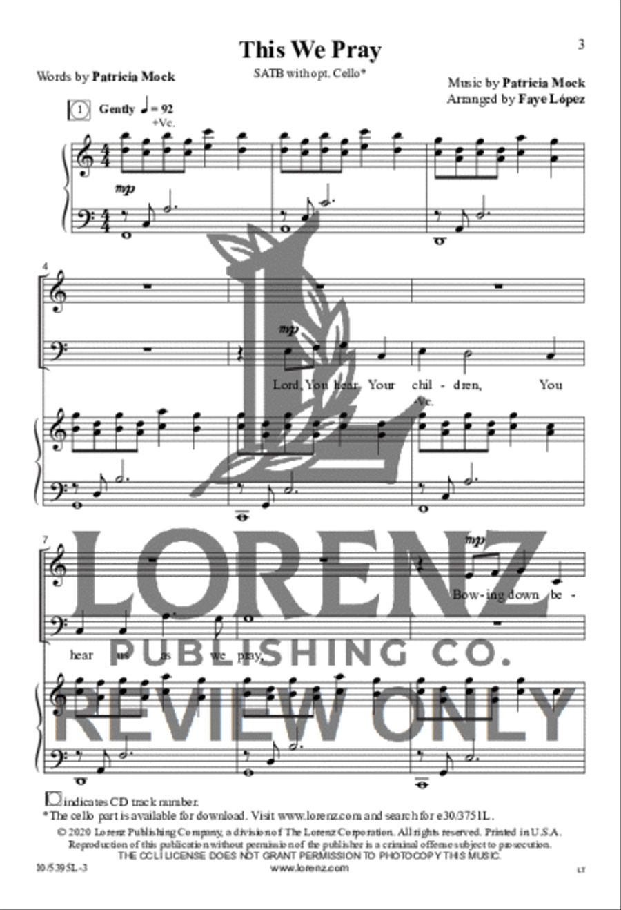 This We Pray This We Pray 4-Part scores gallery preview page 2