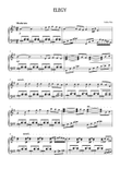 Elegy for piano