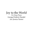 Joy to the World-- easy piano