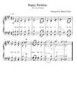 SATB Happy Birthday