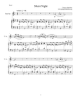 Silent Night for Tenor Sax and Piano