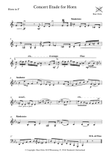 Concert Etude for Horn