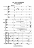 Veni, Veni Emmanuel - Brass Quintet