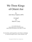We Three Kings of Orient Are