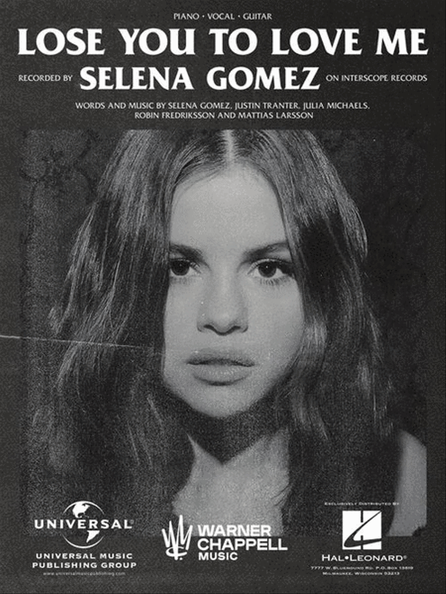 Lose You to Love Me Piano, Vocal, Guitar scores gallery preview page 2