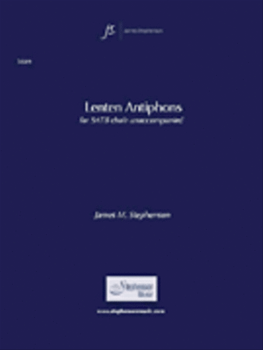 Lenten Antiphons Lenten Antiphons A Cappella scores gallery preview page 1