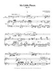 Six Little Pieces, op. 19 for Tuba or Bass Trombone & Piano