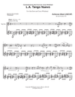 L.A. TANGO NUEVO for Soprano Saxophone and Guitar