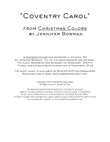 Coventry Carol