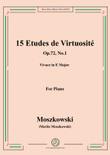 Moszkowski-15 Etudes de Virtuosité,Op.72,No.1,Vivace in E Major