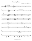 Amazing Grace for A clarinet and piano